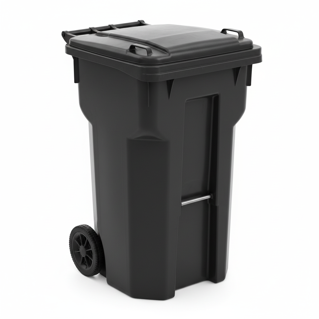 96-Gallon Wheeled Trash Can